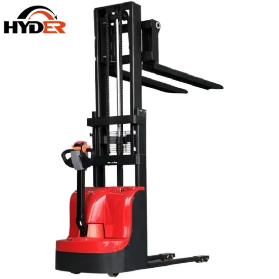Hyder1.0ton Lifting Height 3.5m Economic Walkie Hydraulic Truck Electric Stacker Price