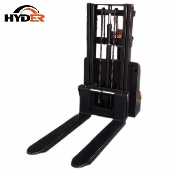 Hyder1.0ton Lifting Height 3.5m Economic Walkie Hydraulic Truck Electric Stacker Price