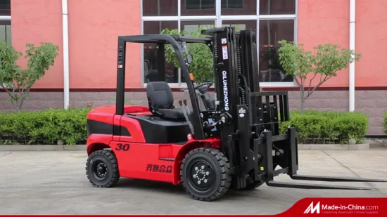Fast Delivery China Engine 3ton Diesel Truck electric Terrain Rough Forklift with Attachment Paper Clamps for Sale