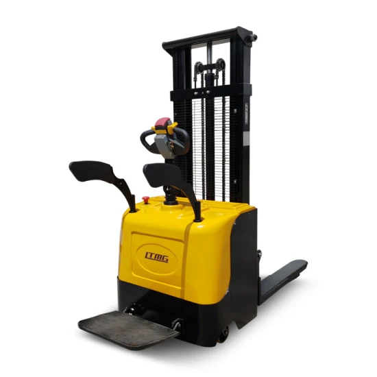 Ltmg Erb15 New Economical High Efficiency Warehouse 3m Lifting Machine 1ton 1.5ton 2ton Stand Full Electric Pallet Stacker
