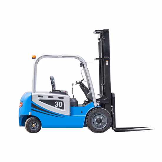 Cheap Hydraulic 2000kg Semi Electric Forklift Certification New Style 2 Ton Electric Forklift for Sale Portable