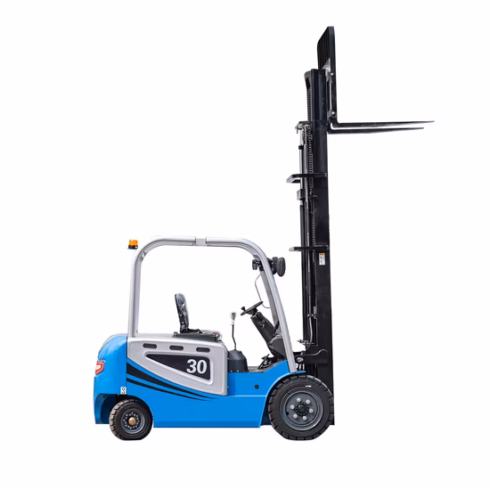 Cheap Hydraulic 2000kg Semi Electric Forklift Certification New Style 2 Ton Electric Forklift for Sale Portable