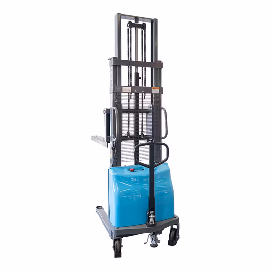 Manual Pallet Stacker 1000kg 1500kg 2000kg 1600mm-3500mm Heigh Range Semi-Electric Hydraulic Forklift