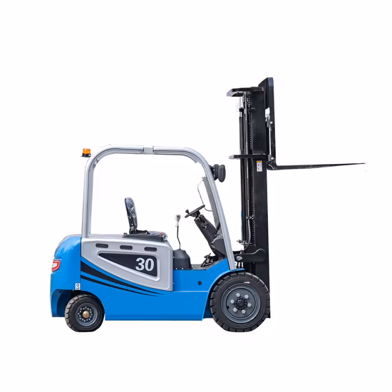 Cheap Hydraulic 2000kg Semi Electric Forklift Certification New Style 2 Ton Electric Forklift for Sale Portable