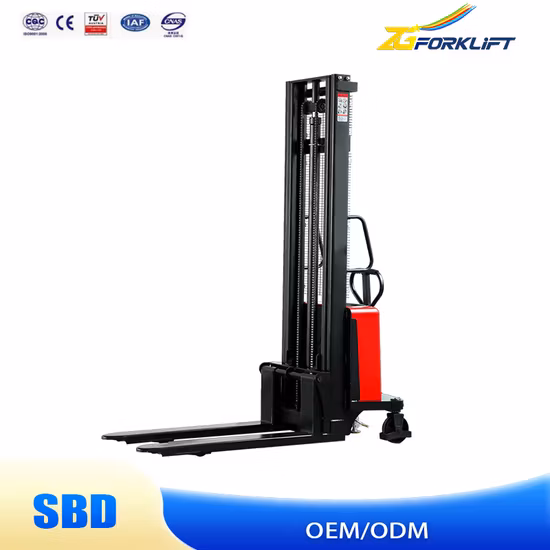 Forklift Electric Pallet Stacker Electric Hydraulic Stacker Semi Electric Forklift